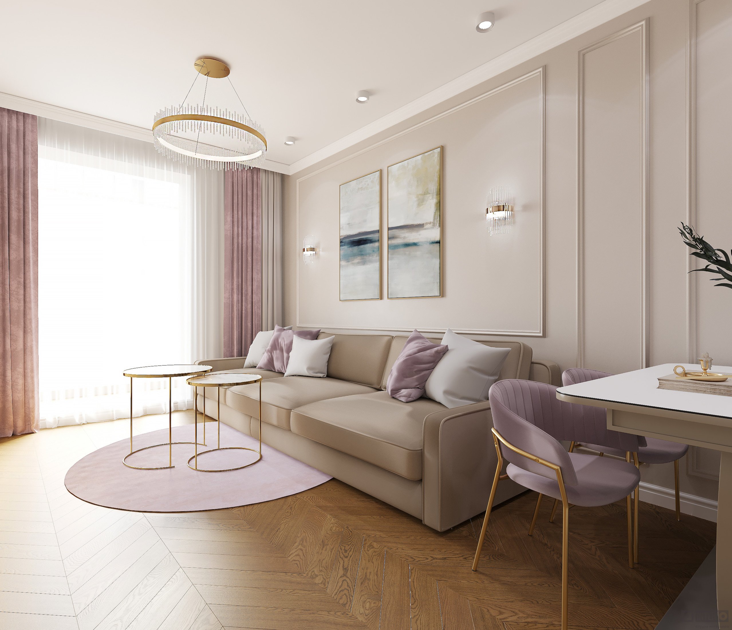 «Нежность и легкость» (53 м.кв.)